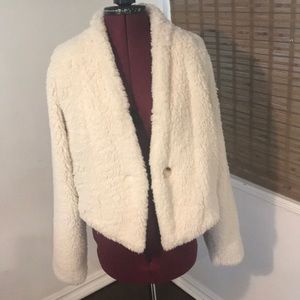Hei Hei Sherpa Crop Jacket (Anthropologie)